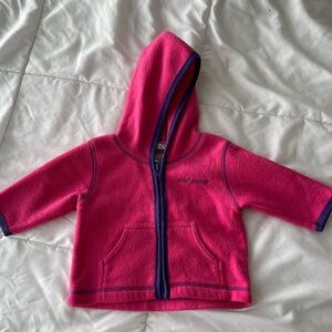 Vintage Old Navy Baby Pink/Purple Fleece Jacket